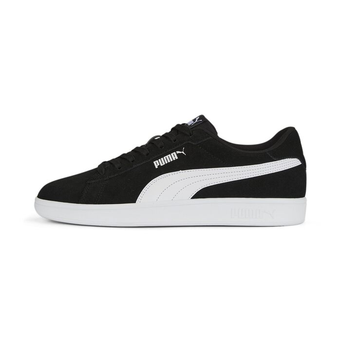 Чоловічі шкіряні кросівки Puma Smash 3.0 L чорні (Puma Black/White), розмір 43 EU