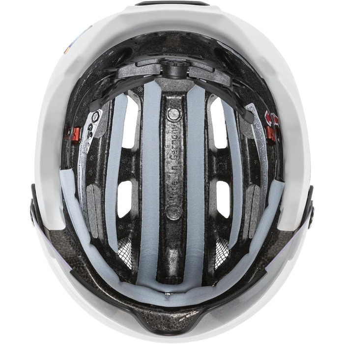 Велосипедний шолом Uvex Finale Visor з LED-ліхтарем, міський, унісекс, захисний, фільтр категорії 1
