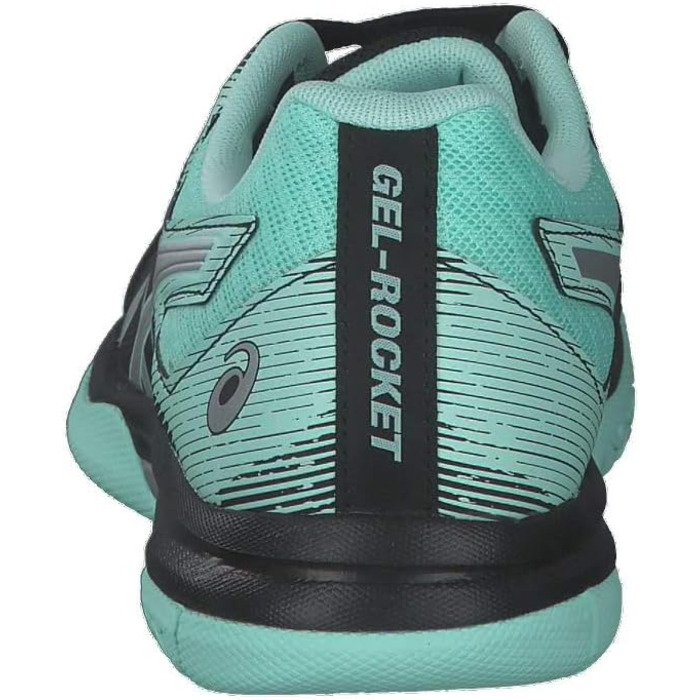 Жіночі волейбольні кросівки ASICS Gelrocket 9, чорний та білий, 44.5 EU