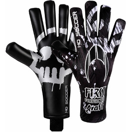 Воротарські рукавички HO Soccer First Evolution III Graffiti Creepy, для дітей, чорні/білі, розмір 3