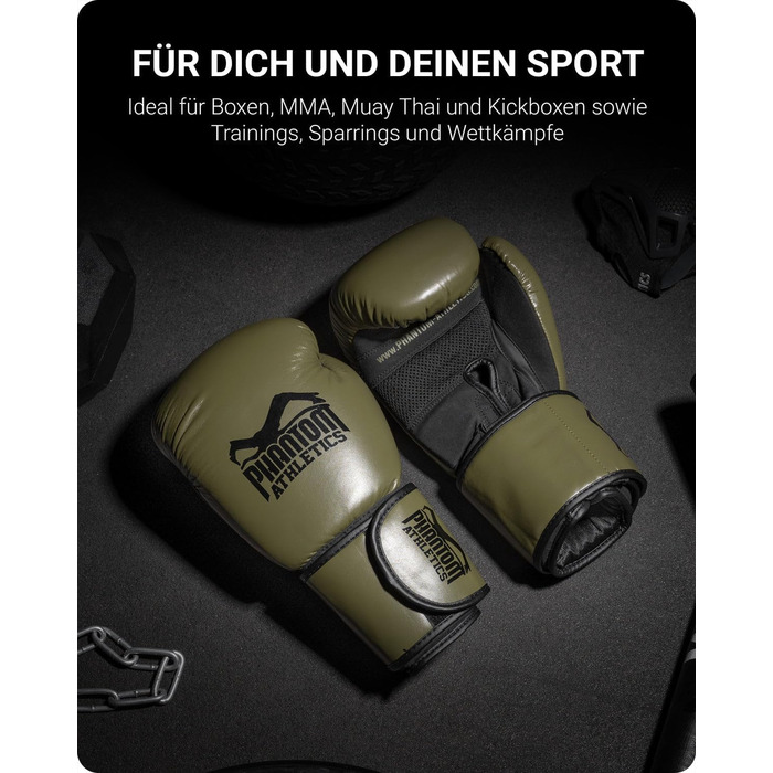 Боксерські рукавички Phantom Boxhandschuhe Elite ATF | 10- | для професійних боксерів (чоловіків та жінок)