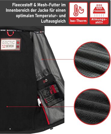 Чоловіча куртка Softshell водонепроникна outdoor з флісовою підкладкою, дихаюча функціональна куртка AS088, синя, розмір L