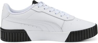 Жіночі кросівки Puma Carina 3.0 білі з золотими деталями, розмір 38 EU