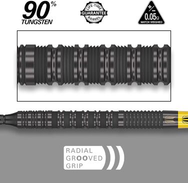 Дротики Target Darts Bolide Void 10, 90% вольфрам, м'які накінечники, комплект для дартсу
