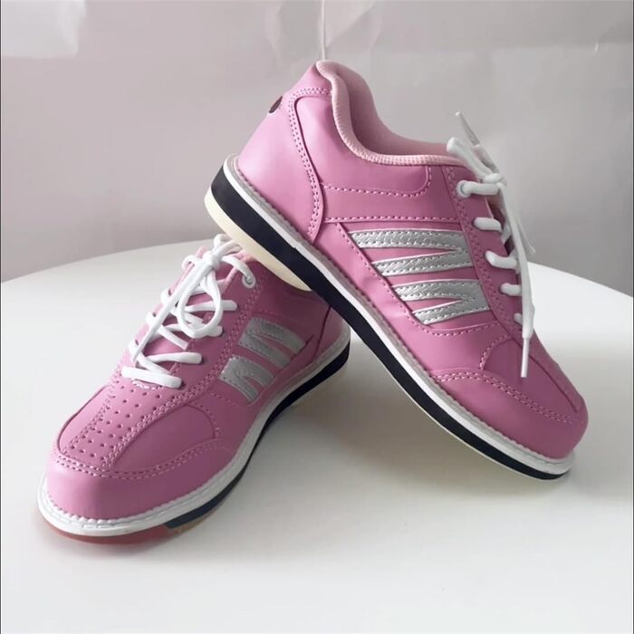 Жіночі bowling shoes VEACAM для початківців з ковзною підошвою, тренувальні, легкі, рожеві, 37 EU