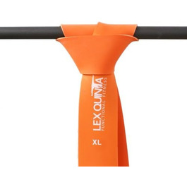 Lex Quinta Power Band — фітнес-стрічка для підтягувань, 6 рівнів опору XXS–XL, підтримка до 104 кг, еспандер для тренувань