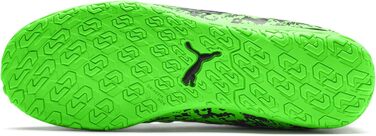 Дитячі футбольні бутси PUMA ONE 19.4 IT Jr Green Gecko Black Gray (32 EU)