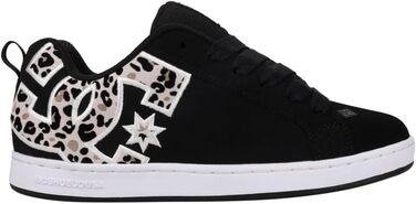 Кросівки DC Shoes Court Graffik для жінок (39 EU, чорно-білий принт)