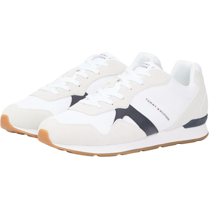 Кросівки Tommy Hilfiger Runner Icon Mix FM0FM05679 - низькі, 44 EU, білі