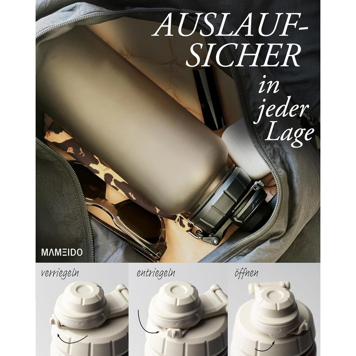 Вода пляшка MAMEIDO з соломкою та петлею для перенесення, 500 мл, Tritan, без BPA, для дітей (Ocean Bloom)