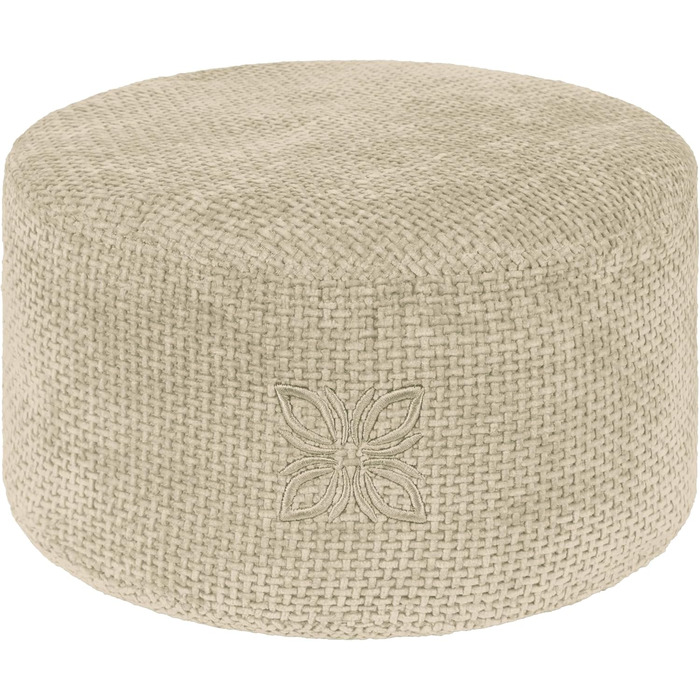 Крісло для медитації Cushy™ Meditationskissen – кругле, 15 см, з наповнювачем з пшениці, для медитації та релаксації, Made in Germany, Miracle Vanilla