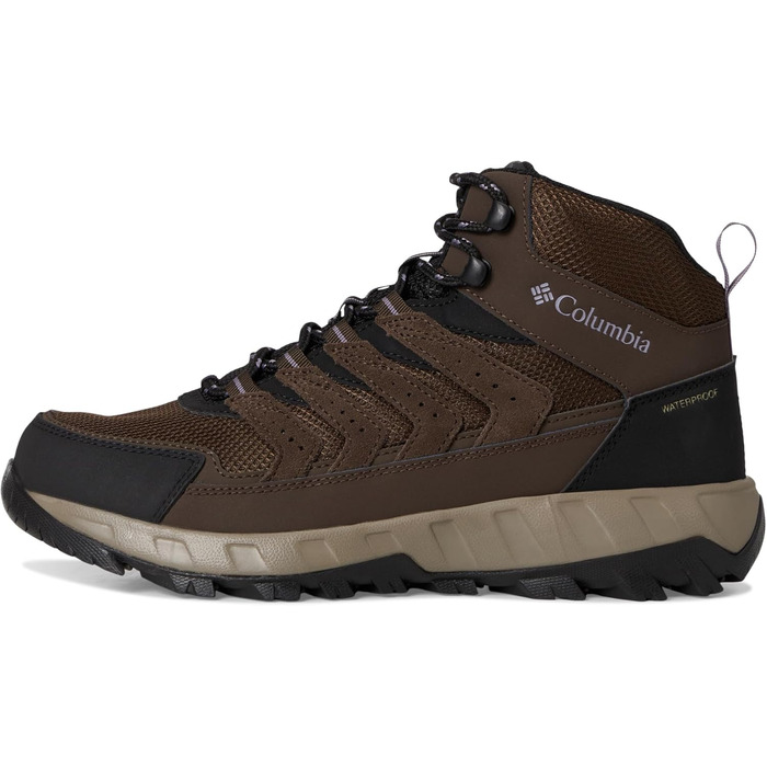 Туфлі для хайкінгу Columbia Strata Trail Mid Waterproof жіночі, 41 EU, Cordovan Granit Purple
