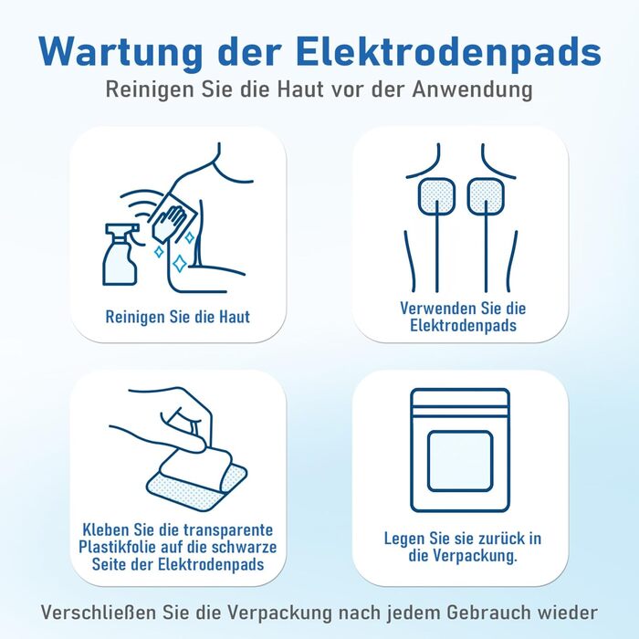 Пристрій TENS для терапії болю, 5-в-1 (TENS/EMS/IF/RUSS/DIY) - зняття болю за допомогою електричної стимуляції нервів, 80 програм масажу, 2 канали, 8 електродів (чорний)