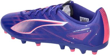 Кросівки футбольні PUMA Ultra 5 Play Mg для гри на твердих поверхнях, 43 EU, Lapis Lazuli/Puma White/Sunset Glow