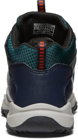 KEEN Wandero Mid - Водонепроникні дитячі черевики для туризму, Sky Captain Sea Moss, 35 EU