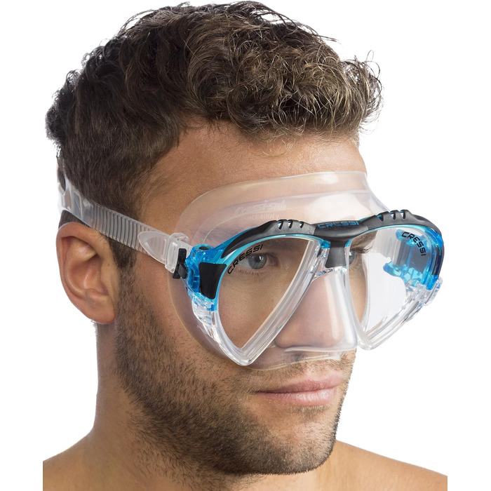 Маска для снорклінгу та дайвінгу Cressi Matrix (Комплект: маска + трубка Gamma) – унісекс, прозора/чорна