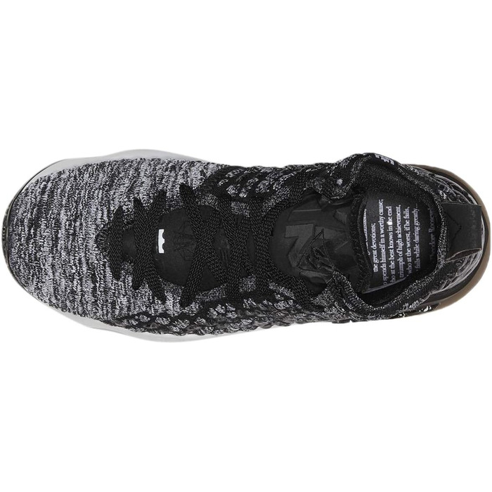 Дитячі баскетбольні кросівки Nike Lebron 17 Grade School (6.5, чорний/чорний/білий)