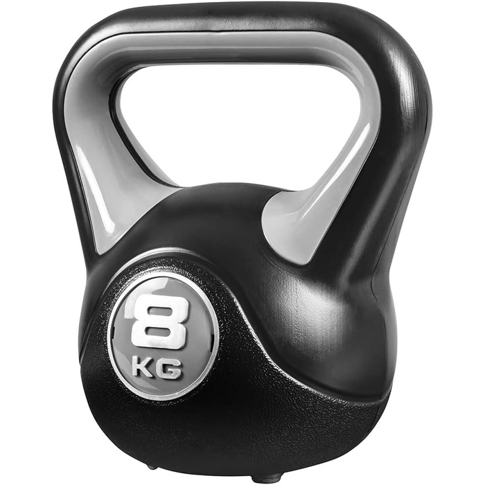 Гиря Miweba Sports KB200 8 кг для кросфіту та фітнесу, бодіфренд, для дому та вулиці
