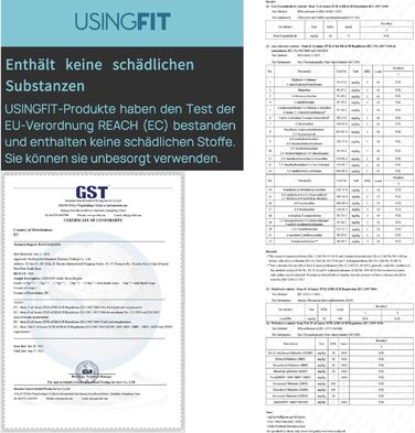 Обважнювачі для рук і ніг USINGFIT 2 x 1,5 кг – універсальні гантелі для фітнесу, зап'ястя та щиколоток, вага для тренувань