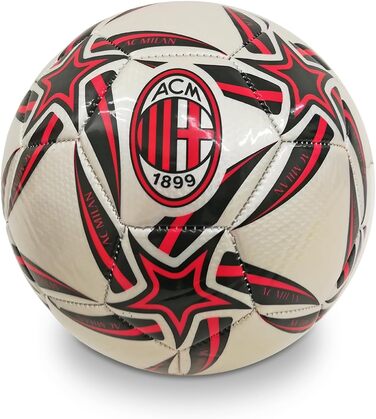 Футбольний м'яч Mondo Toys AC Milan, офіційний, розмір 5, 400 г, зшитий