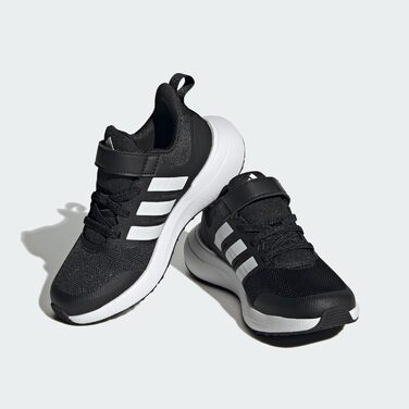 Дитячі кросівки adidas Fortarun 2.0 для бігу, розмір 38 2/3 EU, чорний/білий
