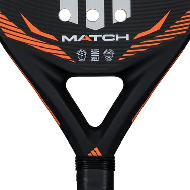 Ракетка для падел Adidas Match 2026 чорна 404г - професійна ракетка для гри в падел