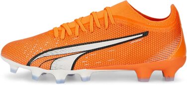 Жіночі футбольні бутси PUMA Ultra Match FG/AG, розмір 39 EU, Ultra Orange/Puma White/Blue Glimmer