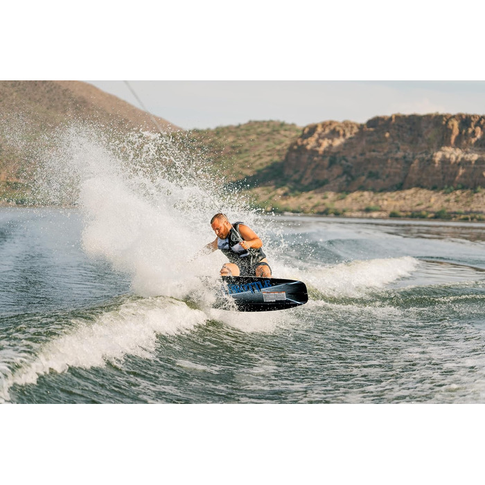 Набір для вейкбордингу Absolute Outdoor Full Throttle Aqua Extreme (чорний/синій, 140 x 42 см)