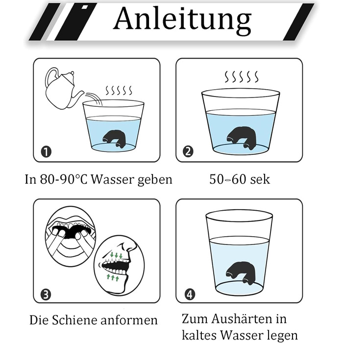 Захист для зубів для дітей 11-16 років (2 шт.) - спортивний капу для хокею, кікбоксингу, регбі, футболу, боксу - надійний захист, CE