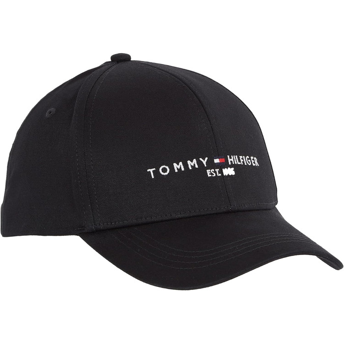 Кепка Tommy Hilfiger чоловіча чорна, універсальний розмір