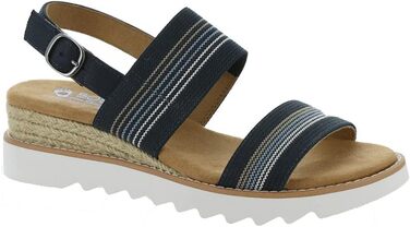 Сандлії Skechers Reggae Slim-Vacay для жінок (39.5 EU, Navy)