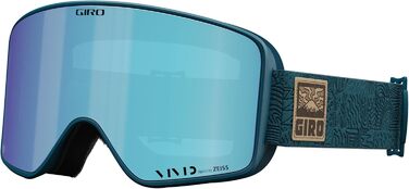 Унісекс лижна маска Giro Method, універсальний розмір, синя Harbor Blue, Adventure Grid