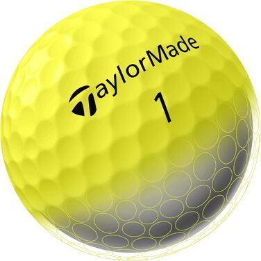 Гольф-м'яч TaylorMade Tm24 Speedsoft білий/блакитний (12 шт., жовтий)