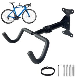 Настінна підставка для велосипеда, регульована, до 30 кг, для гірського, шосейного велосипеда, гаража та квартири