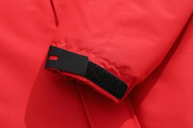 Чоловіча зимова куртка для сноубордингу та катання на лижах, водонепроникна, вітрозахисна, з капюшоном, зелений колір (L, червоний/подорож)