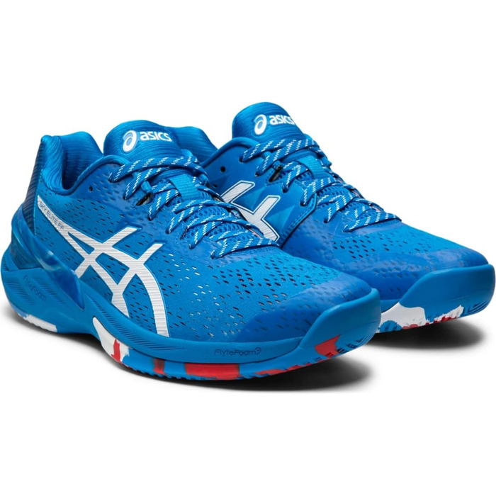Жіночі кросівки ASICS Sky Elite FF L.e. для легкої атлетики (44 EU, Electric Blue White)