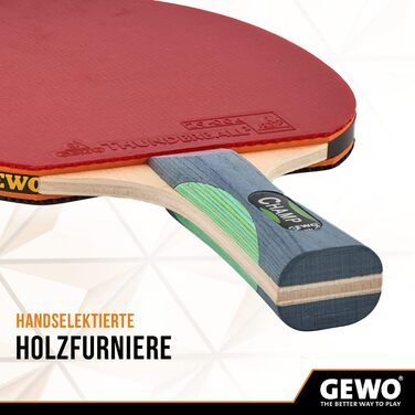 Ракетка для настільного тенісу Gewo Bat Champ Concave (конкавна ручка)