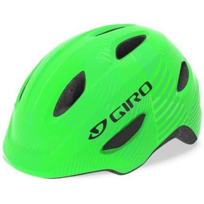 Дитячий велосипедний шолом Giro Scamp MIPS, зелений, матовий чорний, розмір S, 2021
