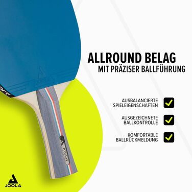 Набір для настільного тенісу JOOLA Team School FR - 4 ракетки, 3 м'ячі