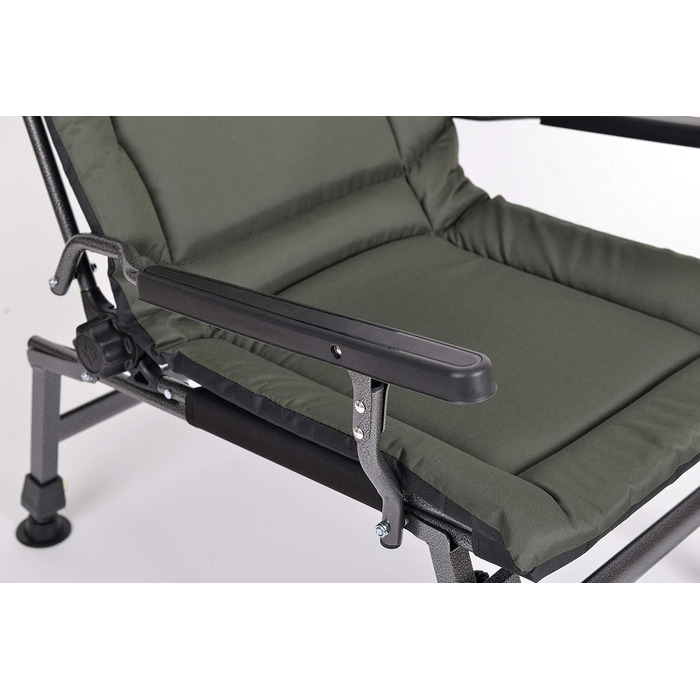 Крісло для риболовлі Carp Angelstuhl F5R ST/P Deluxe з високою спинкою та столиком для вудлищ, поліестер
