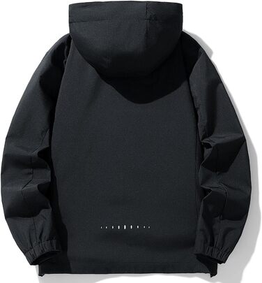 Чоловіча куртка: водонепроникна вітрозахисна софтшел куртка Boberjack з камуфляжного матеріалу (XL, 6292, чорний)