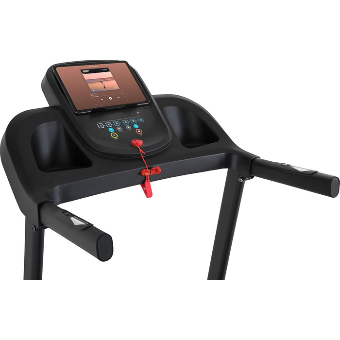 Бігова доріжка Zipro Tekno з нахилом, домашній тренажер до 14 км/год, складаний, потужність 1.5-2.5 к.с., LCD-дисплей, тримач, 12+3 програм, вага до 120 кг