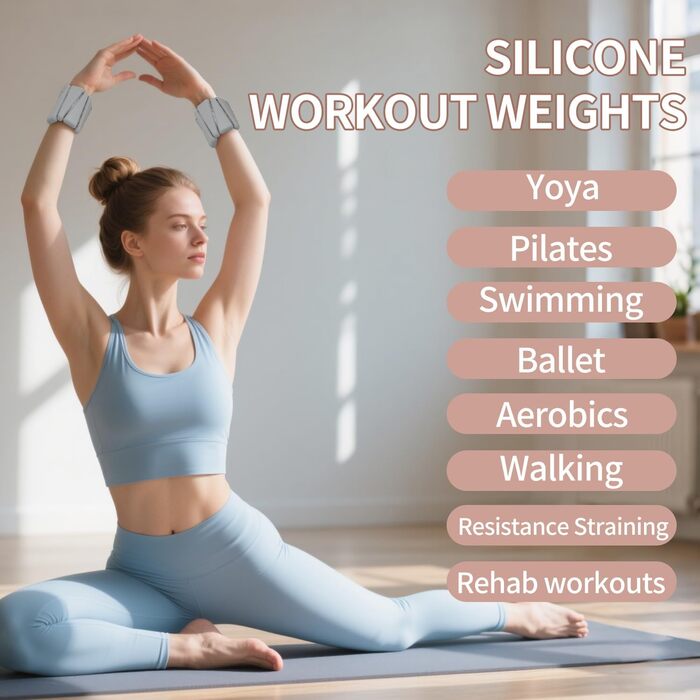 Набір кишенькових вагів KOOOGEAR (2 шт.) для фітнесу, бігу, тренувань (0,5 кг * 2)