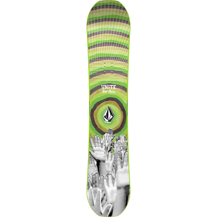 Дитяча сноуборд-дошка Nitro Ripper X Volcom 121 см, для фрістайлу та ол-маунтін, мультиколір
