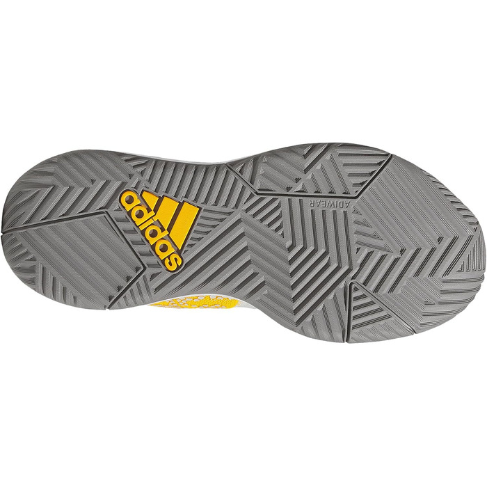 Кросівки баскетбольні adidas Own The Game 2.0 Lightmotion Mid сірі, жовті, чорні (46 2/3 EU)