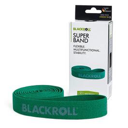Еластична стрічка для фітнесу BLACKROLL® SUPER Band (104 см) зелена (середня) - для зміцнення м'язів, німецька якість