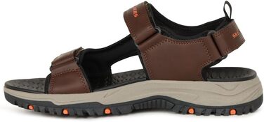 Чоловічі сандалі Skechers Prewitt Rigdon - коричнево-чорні, синтетика (48.5 EU)