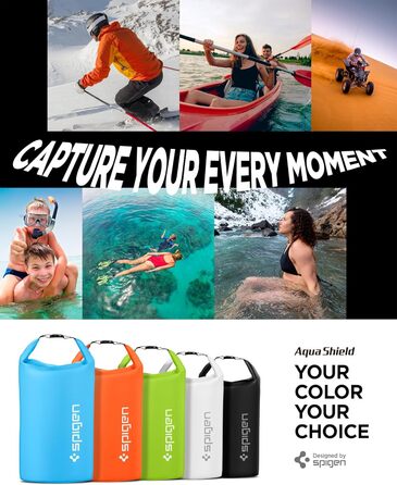 Водонепроникний мішок Spigen Aqua Shield 30L: Сумка для плавання, кемпінгу та водних видів спорту