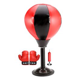 Бокс-груша надувна для офісу з присоскою | Розвантаження стресу для підлітків, офісних працівників, студентів