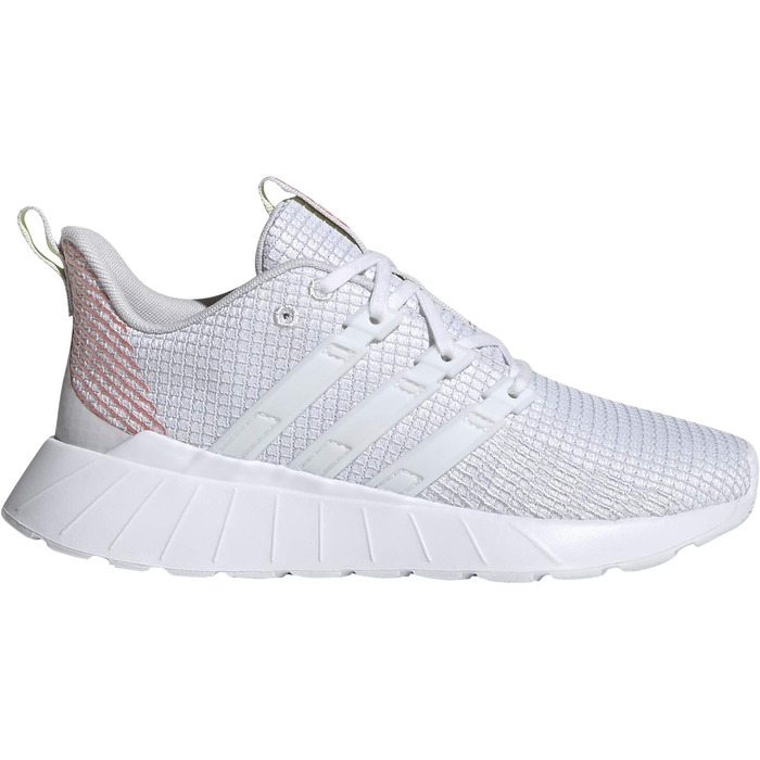 Дитячі кросівки adidas Questar Flow K (31.5 EU, сірий, білий, рожевий)